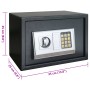 Caja Fuerte Electrónica de Con Estante Gris Oscuro 35x25x25 cm Acero von , Tresore - Ref: Foro24-42011307, Preis: 82,33 €, Ra...