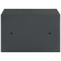Caja Fuerte con Cerradura de Llave Gris Oscuro 20x31x20 cm Acero | Foro24.es | Tu tienda online para hogar, jardín y más Foro24.es