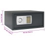Caja Fuerte Electrónica Gris Oscuro 42x37x20 cm Acero von , Tresore - Ref: Foro24-42011317, Preis: 93,38 €, Rabatt: %