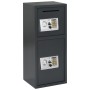 Caja Fuerte Digital Electrónica Gris Oscuro 35x31x80 cm Acero de , Cajas fuertes - Ref: Foro24-42011318, Precio: 214,87 €, De...