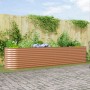 Maceta Elevada de Jardín Efecto madera Acero galvanizado | Foro24.es | Tu tienda online para hogar, jardín y más Foro24.es