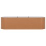 Macetero Elevado Efecto Madera Metal 320 X 80 X 81 cm Duradero | Foro24.es | Tu tienda online para hogar, jardín y más Foro24.es