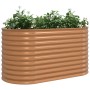 Huerto Elevado Marrón con Apariencia de Madera 160x80x81 cm de Acero | Foro24.es | Tu tienda online para hogar, jardín y más Foro24.es