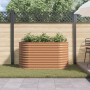 Huerto Elevado Marrón con Apariencia de Madera 160x80x81 cm de Acero | Foro24.es | Tu tienda online para hogar, jardín y más Foro24.es