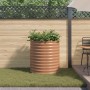 Cama Elevada de Jardín Marrón Con Apariencia de Madera 80x80x81 cm de Acero | Foro24.es | Tu tienda online para hogar, jardín y más Foro24.es