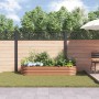 Cama de Jardín Elevada Marrón con Aspecto de Madera 240x80x44 cm Acero | Foro24.es | Tu tienda online para hogar, jardín y más Foro24.es