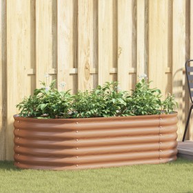 Jardín Elevado Marrón estilo madera 160x80x44 cm