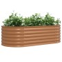 Jardín Elevado Marrón estilo madera 160x80x44 cm de acero | Foro24.es | Tu tienda online para hogar, jardín y más Foro24.es