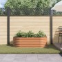 Jardín Elevado Marrón estilo madera 160x80x44 cm de acero | Foro24.es | Tu tienda online para hogar, jardín y más Foro24.es