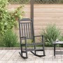 Silla Mecedora de Jardín Negra 65x84x114 cm HDPE | Foro24.es | Tu tienda online para hogar, jardín y más Foro24.es