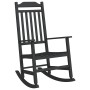 Silla Mecedora de Jardín Negra 65x84x114 cm HDPE | Foro24.es | Tu tienda online para hogar, jardín y más Foro24.es