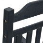 Silla Mecedora de Jardín Negra 65x84x114 cm HDPE | Foro24.es | Tu tienda online para hogar, jardín y más Foro24.es