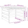 Garaje para Cortacésped Robótico de Madera de Pino Impregnado von , Schuppen - Ref: Foro24-42013028, Preis: 65,88 €, Rabatt: %