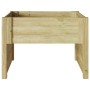 Garaje para Cortacésped Robótico con Maceta de Madera de Pino Impregnada | Foro24.es | Tu tienda online para hogar, jardín y más Foro24.es
