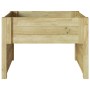 Garaje para Cortacésped Robótico con Maceta de Madera de Pino Impregnada | Foro24.es | Tu tienda online para hogar, jardín y más Foro24.es
