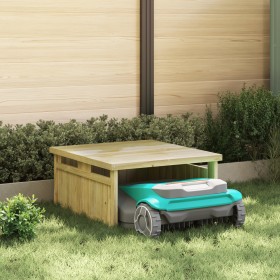 Garaje para cortacésped robótico 70x80x38 cm Madera de pino impregnada von , Schuppen - Ref: Foro24-42013030, Preis: 68,03 €,...