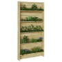 Soporte para Plantas de Jardín de 5 Niveles 90x15x180 cm Madera Tratada de Pino | Foro24.es | Tu tienda online para hogar, jardín y más Foro24.es