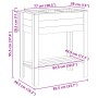 Soporte para Plantas 85x46x94 cm Madera de Pino Tratada by , Pots and planters - Ref: Foro24-42013033, Price: 83,76 €, Discou...