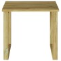 Mesa de tumbona 40x40x36 cm de madera de pino impregnada by , Garden tables - Ref: Foro24-42013038, Price: 21,34 €, Discount: %
