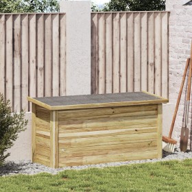 Caja de Almacenamiento 44x119x57 cm Madera Tratada de Pino von , Aufbewahrungsboxen für den Außenbereich - Ref: Foro24-420130...