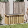 Caja de Almacenamiento 119x44x58.5 cm Madera de Pino Tratada von , Aufbewahrungsboxen für den Außenbereich - Ref: Foro24-4201...