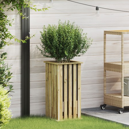 Macetero de Jardín con Forro 33x33x65 cm Madera de Pino Tratada von , Töpfe und Pflanzgefäße - Ref: Foro24-42013045, Preis: 4...