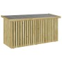 Caja de Almacenamiento 119x44x58.5 cm Madera de Pino Tratada von , Aufbewahrungsboxen für den Außenbereich - Ref: Foro24-4201...