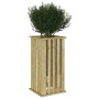 Macetero de Jardín con Forro 33x33x65 cm Madera de Pino Tratada von , Töpfe und Pflanzgefäße - Ref: Foro24-42013045, Preis: 4...
