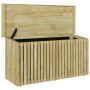 Caja de Almacenamiento 119x44x58.5 cm Madera de Pino Tratada von , Aufbewahrungsboxen für den Außenbereich - Ref: Foro24-4201...