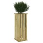 Jardinera con Forro 33x33x85 cm Madera de Pino Impregnada | Foro24.es | Tu tienda online para hogar, jardín y más Foro24.es