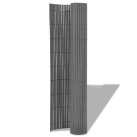 valla de jardín de PVC a dos caras 150x300 cm gris by , fence panels - Ref: Foro24-43636, Price: 48,39 €, Discount: %