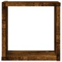 Estantes Flotantes Roble ahumado Madera de roble macizo Mediano | Foro24.es | Tu tienda online para hogar, jardín y más Foro24.es