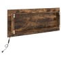 Espejo de baño LED Roble ahumado 90x8,5x37 cm Madera elaborada | Foro24.es | Tu tienda online para hogar, jardín y más Foro24.es