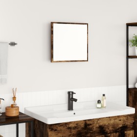Espejo de Baño LED Roble Ahumado 40x8.5x37 cm Madera Ingeneriada von , Badezimmerwaschtische - Ref: Foro24-822925, Preis: 48,...