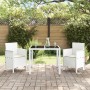 Sillas de Jardín con Cojines 2 pcs Poliratán Blanco | Foro24.es | Tu tienda online para hogar, jardín y más Foro24.es