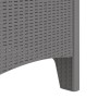 Sillas de Jardín con Cojines 4 pcs Gris Claro Polirratan de , Sillas de jardín - Ref: Foro24-847486, Precio: 152,93 €
