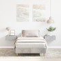 Estructura de cama madera de ingeniería gris hormigón 90x200 cm | Foro24.es | Tu tienda online para hogar, jardín y más Foro24.es