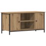 Mueble TV madera ingeniería y acero roble artisan 100x40x50 cm de , Muebles TV - Ref: Foro24-862140, Precio: 80,01 €, Descuen...
