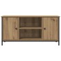 Mueble TV madera ingeniería y acero roble artisan 100x40x50 cm de , Muebles TV - Ref: Foro24-862140, Precio: 80,01 €, Descuen...