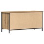 Mueble TV madera ingeniería y acero roble artisan 100x40x50 cm de , Muebles TV - Ref: Foro24-862140, Precio: 80,01 €, Descuen...