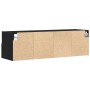 Mueble de TV madera de ingeniería roble negro 100x30x30 cm von , TV-Möbel - Ref: Foro24-862192, Preis: 59,85 €, Rabatt: %