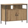 Mueble lavabo baño madera ingeniería roble artisan 80x30x60 cm von , Badezimmerwaschtische - Ref: Foro24-862236, Preis: 67,25...