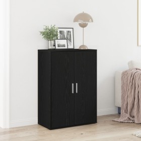 Aparador de madera de ingeniería roble negro 60x31x84 cm von , Sideboards - Ref: Foro24-862263, Preis: 89,25 €, Rabatt: %