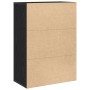 Aparador de madera de ingeniería roble negro 60x31x84 cm von , Sideboards - Ref: Foro24-862263, Preis: 89,25 €, Rabatt: %