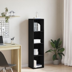 Librería de Roble Negro 36x30x143 cm de Madera