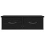 Estante con cajón de pared madera roble negro 60x26x18,5 cm von , Regale und Regale - Ref: Foro24-862435, Preis: 65,18 €, Rab...