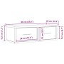 Estante con cajón de pared madera roble negro 60x26x18,5 cm von , Regale und Regale - Ref: Foro24-862435, Preis: 65,18 €, Rab...