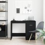 Escritorio de madera ingeniería roble negro 100x50x76 cm | Foro24.es | Tu tienda online para hogar, jardín y más Foro24.es