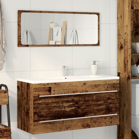 Mueble de lavabo de madera envejecida 100x38,5x48 cm de madera diseñada by , Bathroom furniture - Ref: Foro24-862536, Price: ...