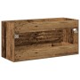 Mueble de lavabo de madera envejecida 100x38,5x48 cm de madera diseñada by , Bathroom furniture - Ref: Foro24-862536, Price: ...